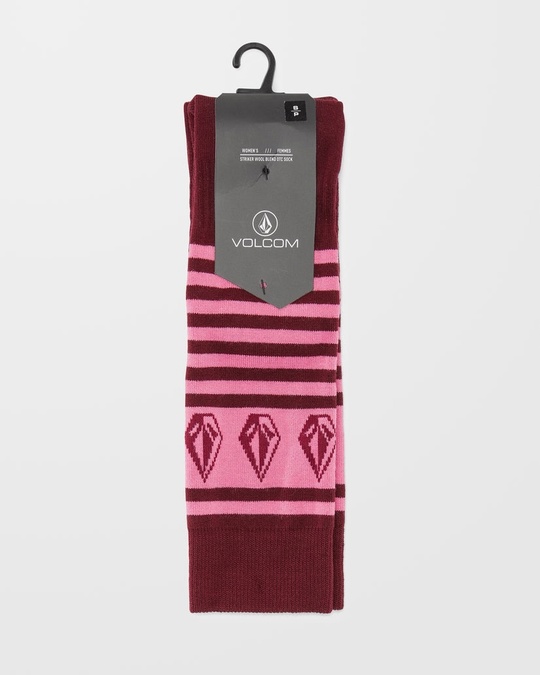 Носки VOLCOM STRIKER WOOL BLEND OTC SOCK BURGUNDY от магазина Streetlab74