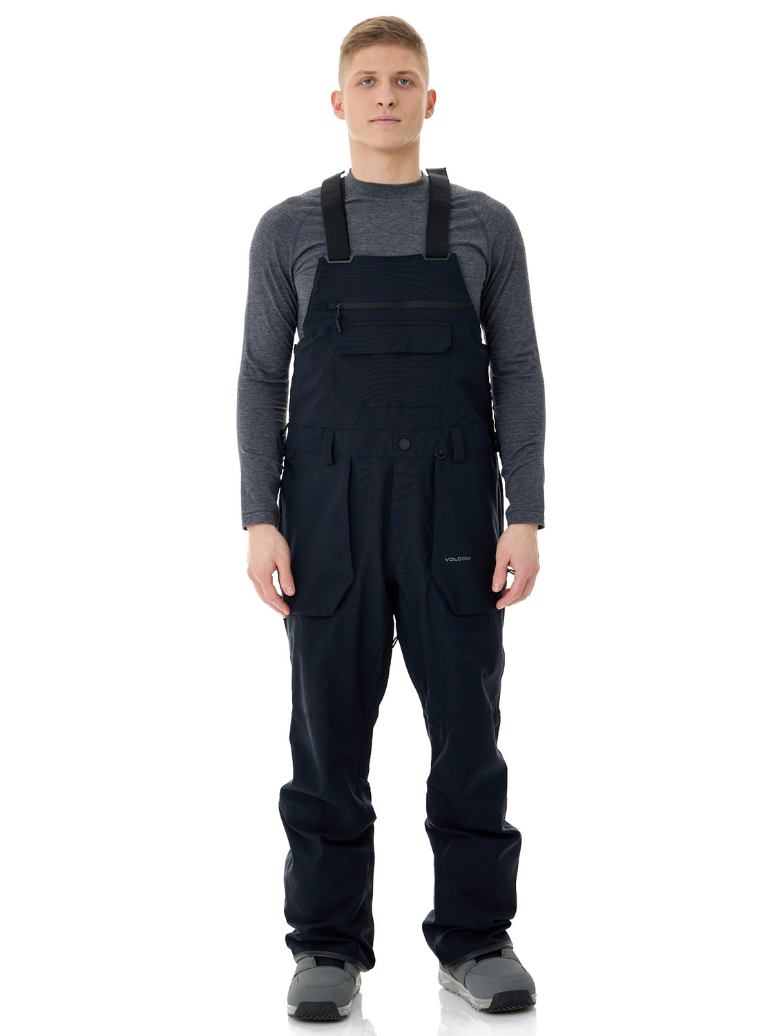Полукомбинезон сноубордический Volcom Roan Bib Overall Black от магазина Streetlab74