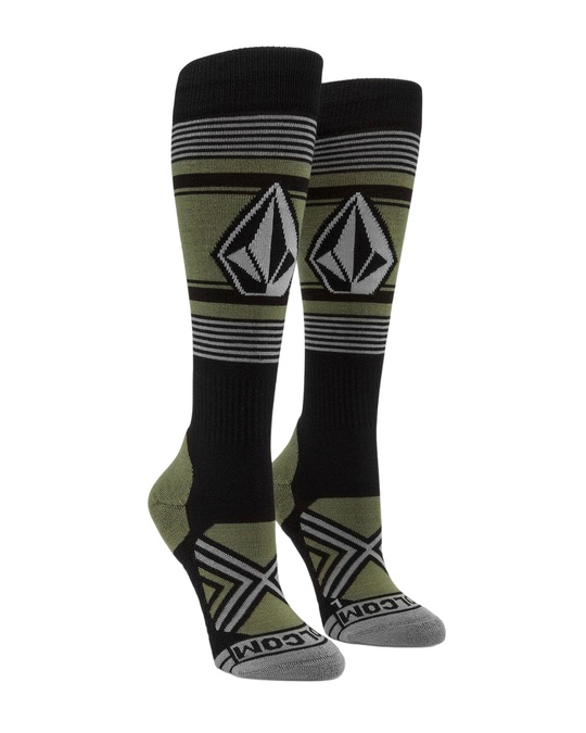 Носки VOLCOM STONE LINES OTC SOCK LICHEN GREEN от магазина Streetlab74