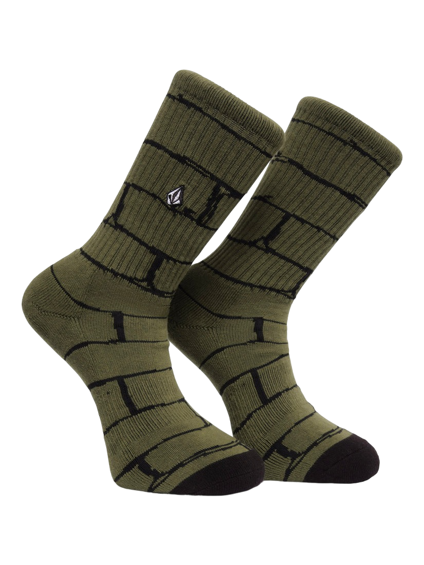 Носки VOLCOM BRICKER SOCK PR WINTERMOSS от магазина Streetlab74