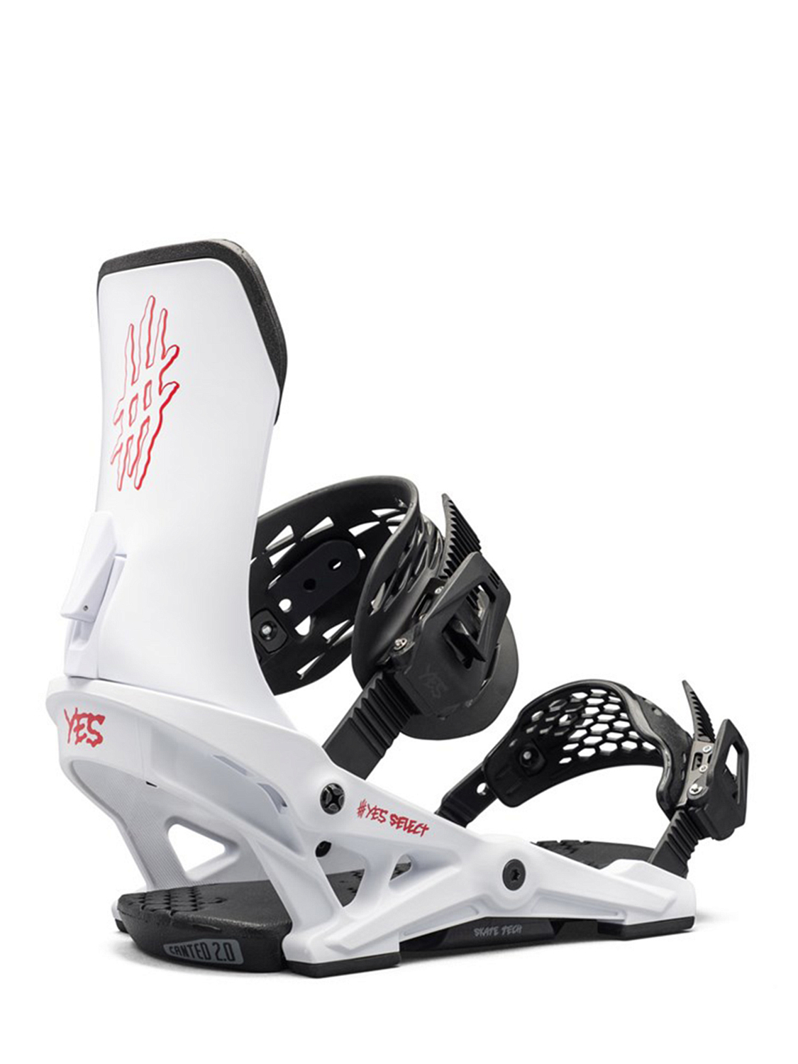 Крепления для сноуборда YES Select White от магазина Streetlab74