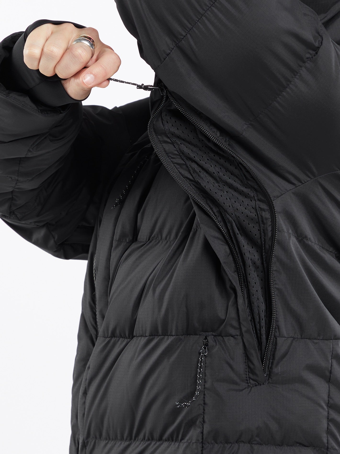 КУРТКА Ж Г/Л VOLCOM PUFFLEUP JACKET BLACK от магазина Streetlab74