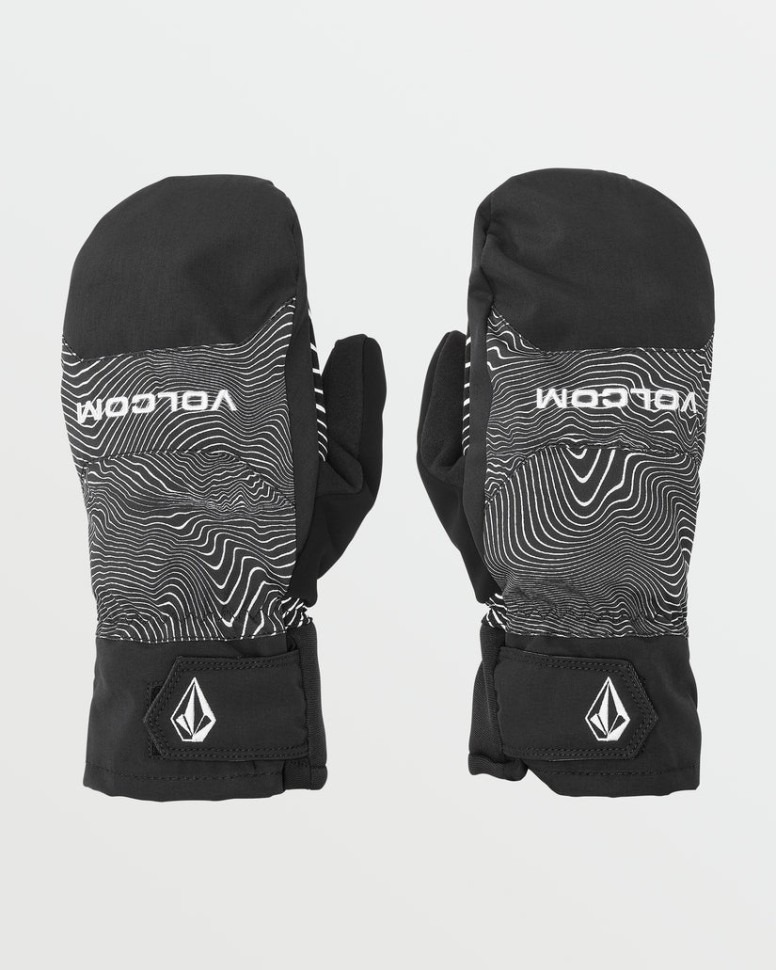 Варежки Горнолыжные VOLCOM V.Co Nyle Mitt FW25 Black Print от магазина Streetlab74