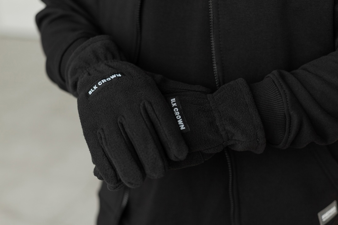 Перчатки Blk Crown Fl Черный от магазина Streetlab74