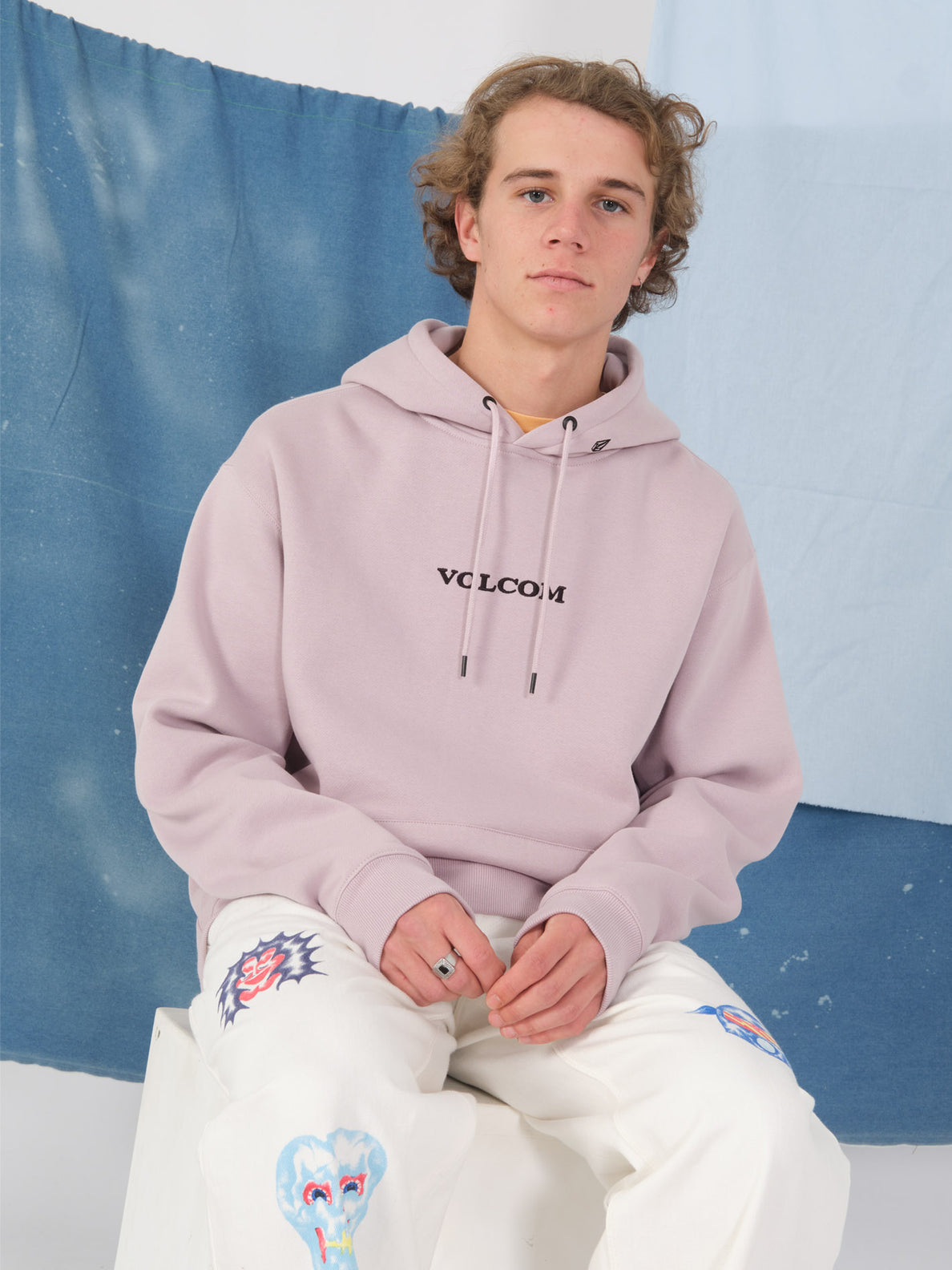 ТОЛСТОВКА VOLCOM VOLCOM STONE PO FLEECE IRIS PURPLE от магазина Streetlab74