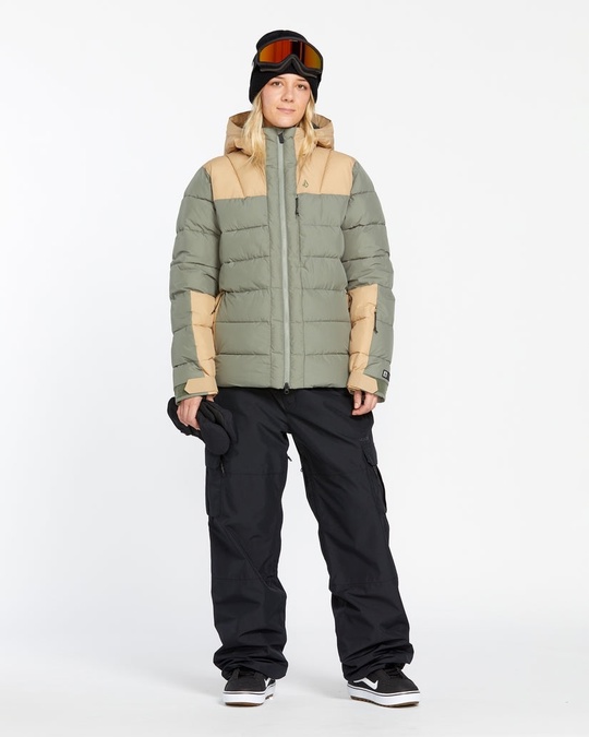 Пуховик VOLCOM PUFFLEUP JACKET LICHEN GREEN от магазина Streetlab74