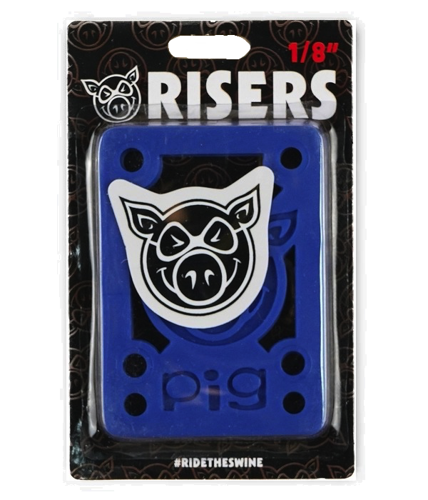 Подкладки под траки PIG Piles 1/8 Hard Risers Blue от магазина Streetlab74