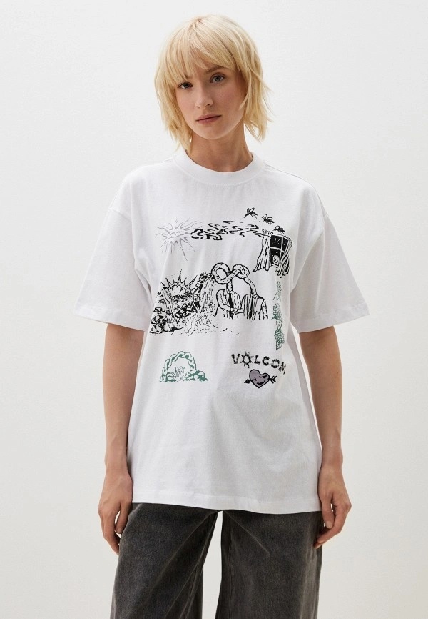 Футболка Volcom Fa Keutchi Tee White от магазина Streetlab74