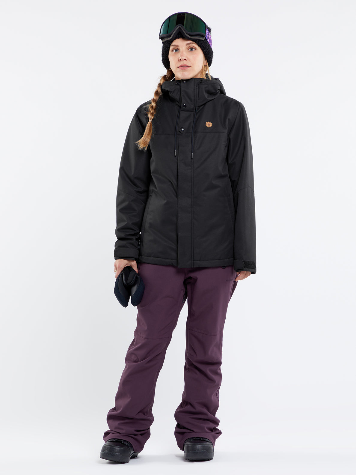 Полукомбинезон Ж VOLCOM SWIFT BIB OVERALL BLACKBERRY от магазина Streetlab74
