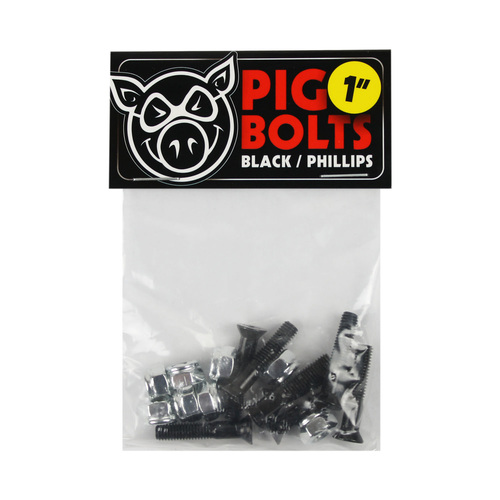 Набор винтов PIG Black 1" Phillips от магазина Streetlab74