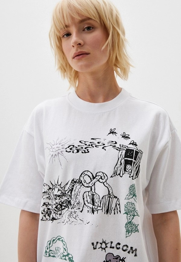 Футболка Volcom Fa Keutchi Tee White от магазина Streetlab74