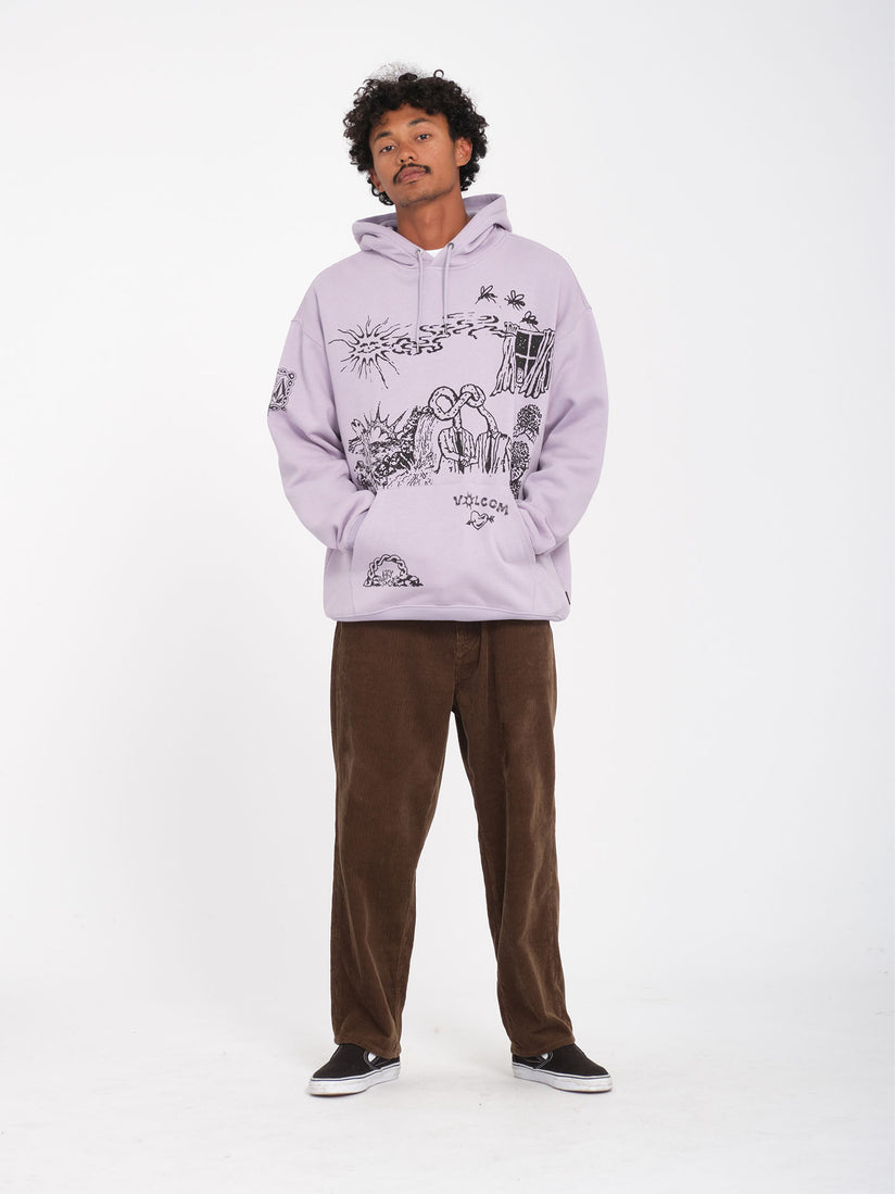 Толстовка VOLCOM FA KEUTCHI PO 2 LIGHT PURPLE от магазина Streetlab74
