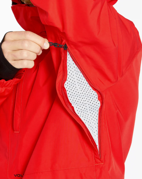 куртка Volcom Mens Dua Insulated Gore Jacket - Crimson от магазина Streetlab74