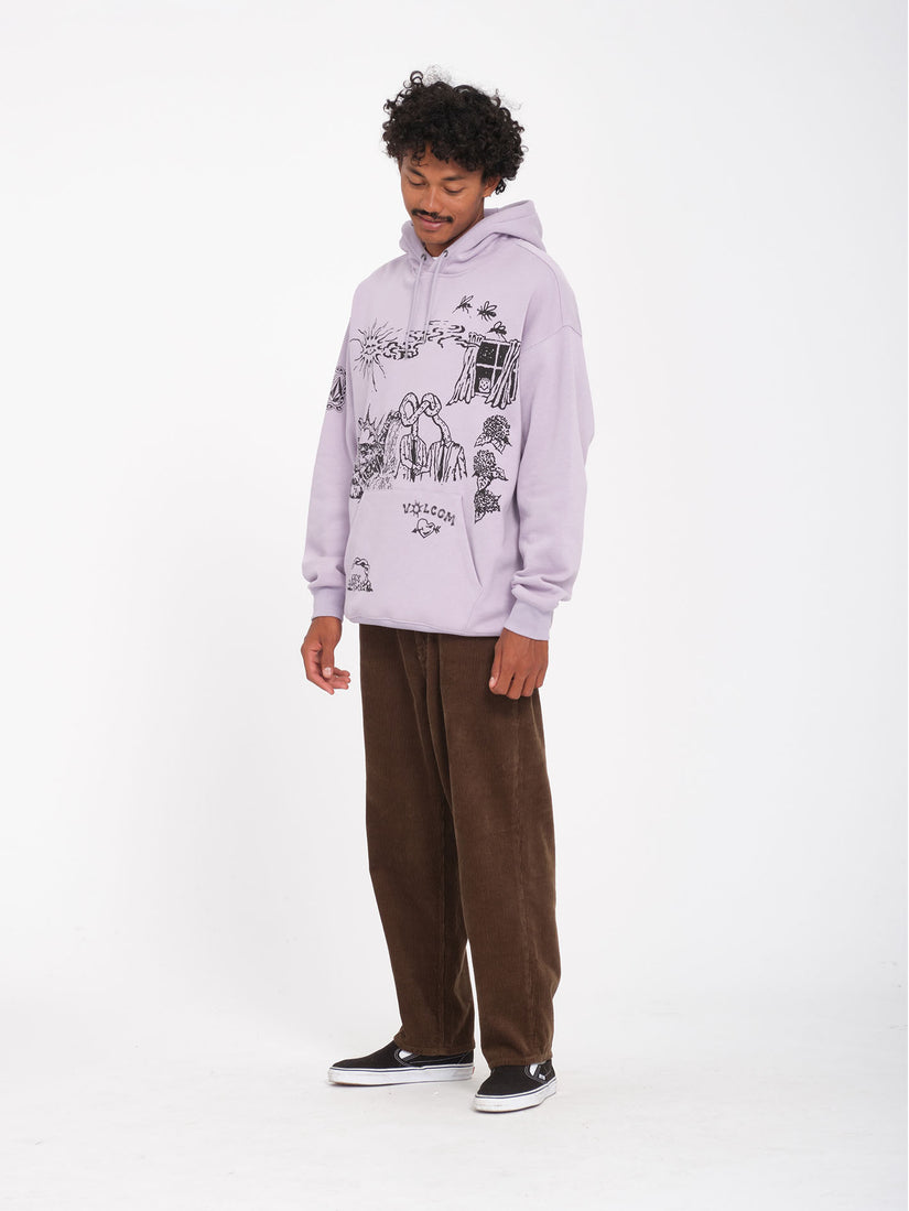 Толстовка VOLCOM FA KEUTCHI PO 2 LIGHT PURPLE от магазина Streetlab74
