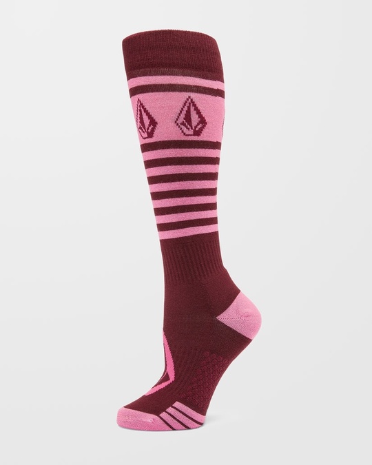 Носки VOLCOM STRIKER WOOL BLEND OTC SOCK BURGUNDY от магазина Streetlab74
