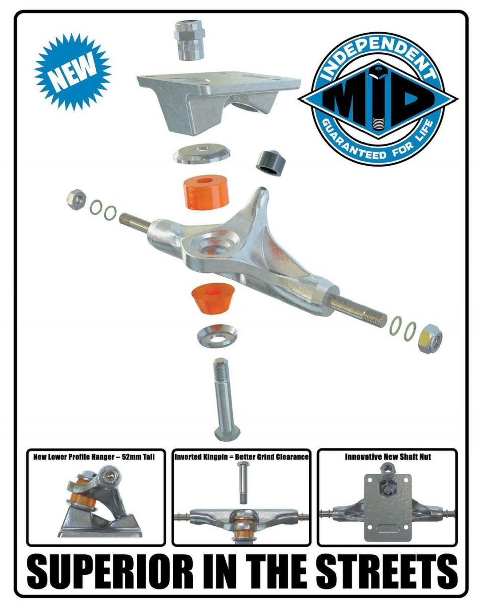 Подвески INDEPENDENT Polished Mid от магазина Streetlab74